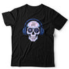 Deez Noobz Colour Skull Unisex T Shirt