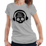 Deez Noobz Skull Ladies T Shirt