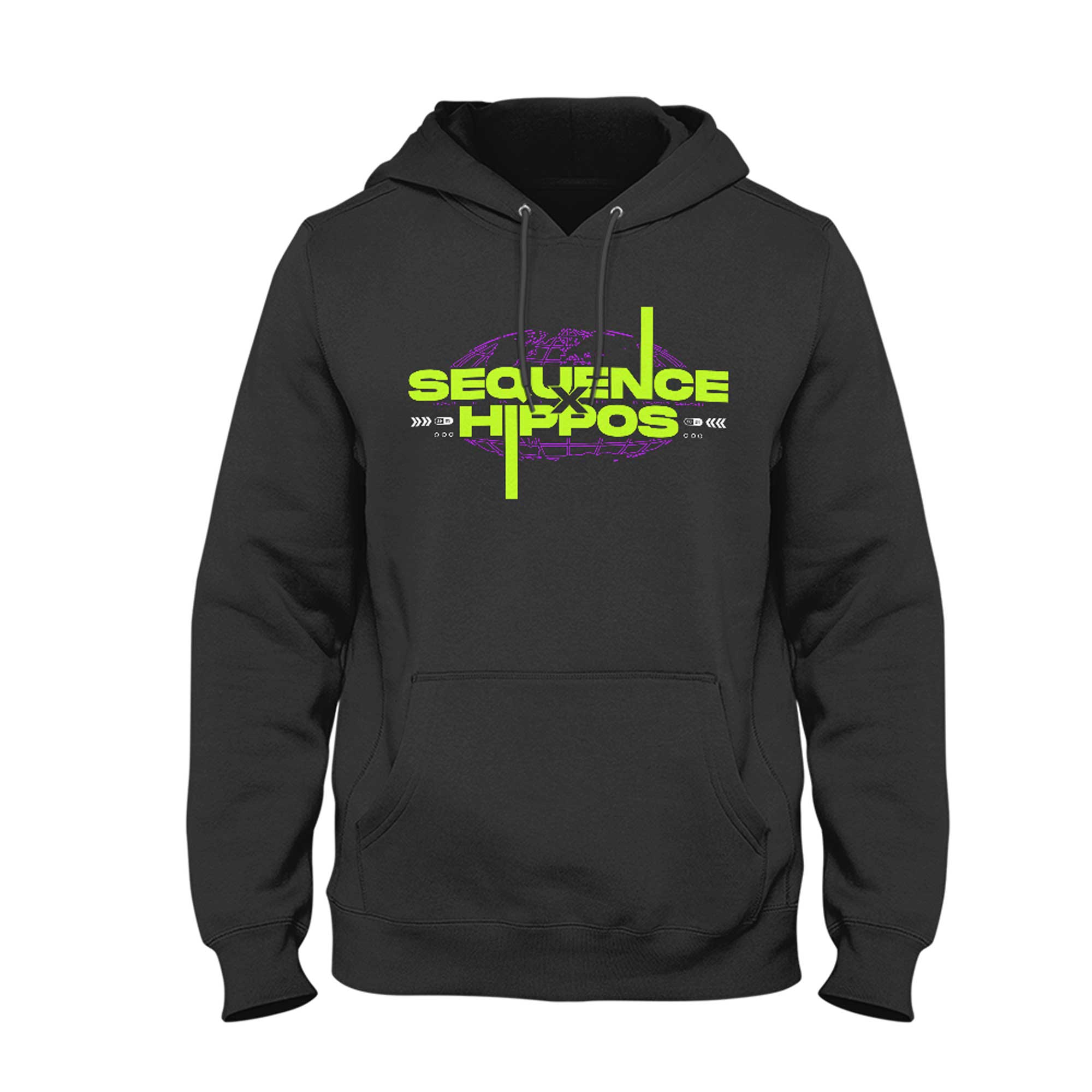 Sequence x Hippos Front & Back Unisex Hoodie