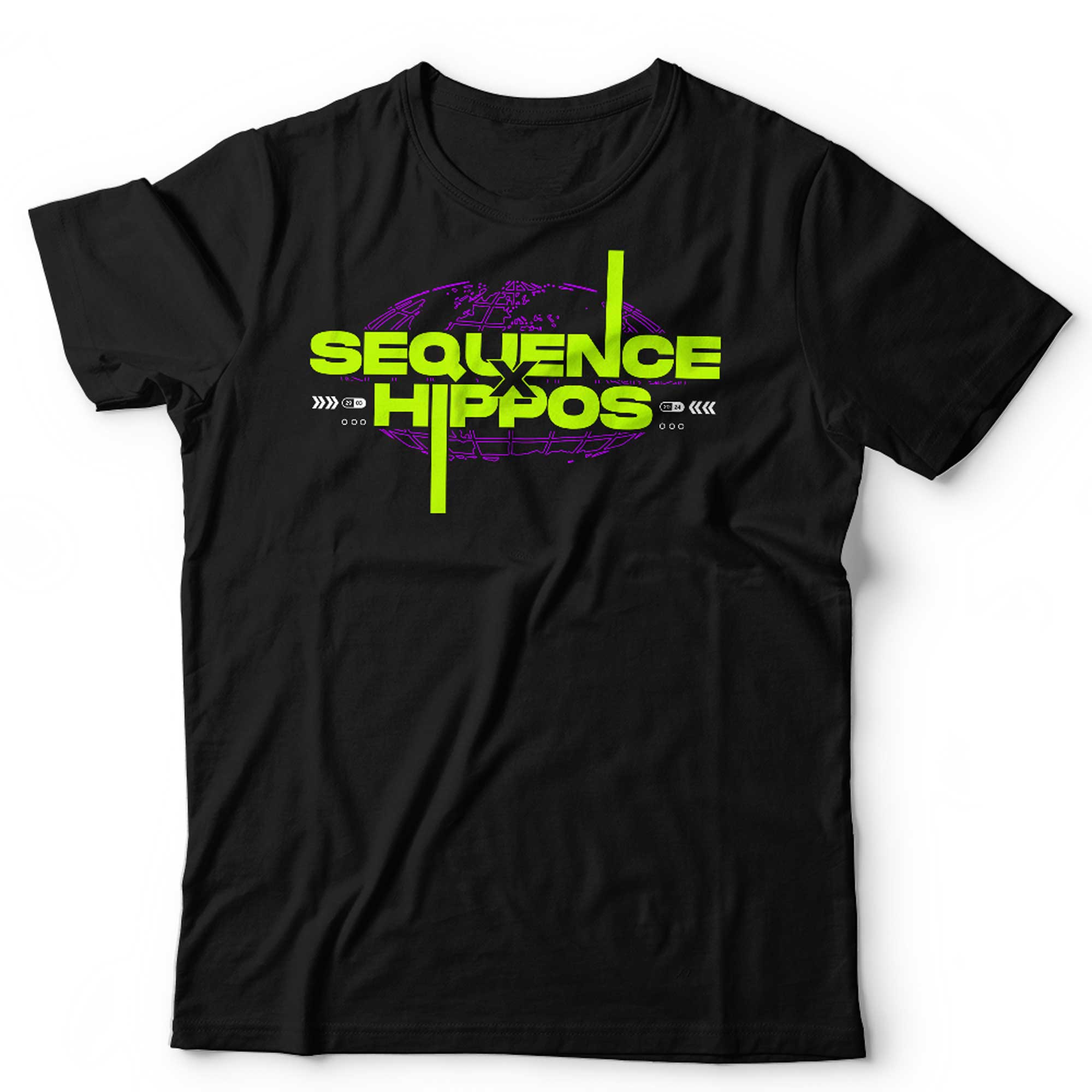Sequence x Hippos Front & Back Unisex T Shirt