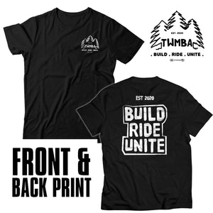 Troserch Mountain Biking Association Unisex T Shirt Front & Back