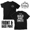 Troserch Mountain Biking Association Unisex T Shirt Front & Back