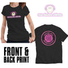 Old Skool United Born In The 70's Front & Back Ladies T Shirt