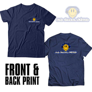 Old Skool United Logo Front & Back Unisex T Shirt