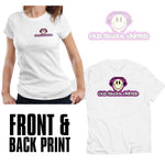 Old Skool Logo Front & Back Ladies T Shirt
