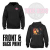 Nuke Design Unisex Hoodie Front & Back