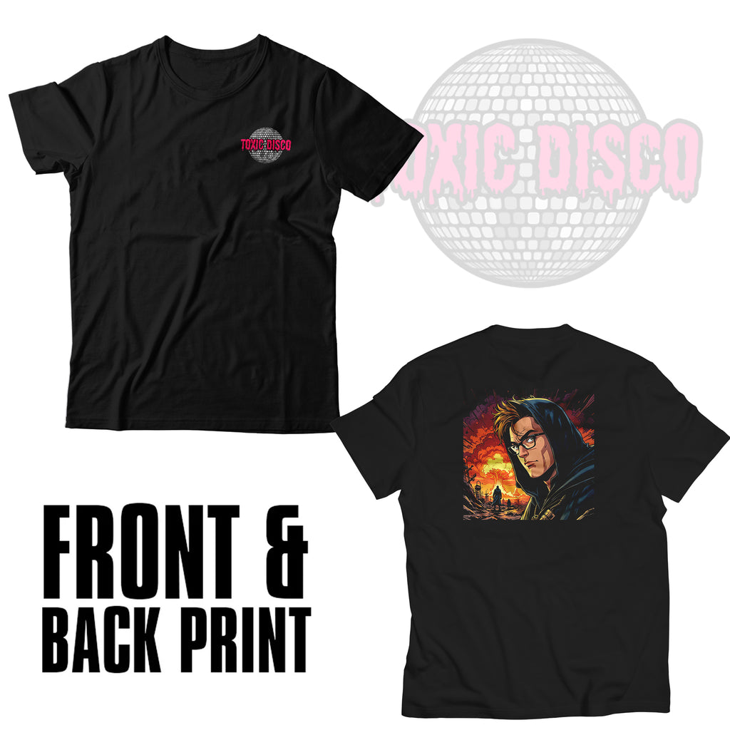 Nuke Design Unisex T Shirt Front & Back
