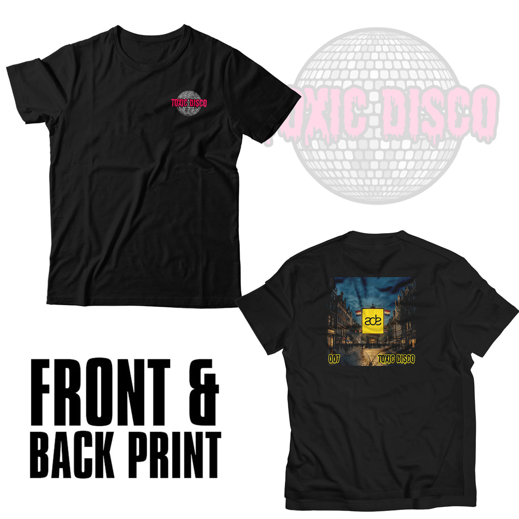 Toxic Disco ade Unisex T Shirt Front & Back