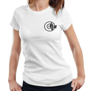 45 Day Chest Logo Ladies T Shirt