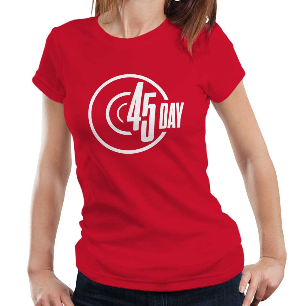 45 Day Logo Ladies T Shirt