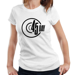 45 Day Logo Ladies T Shirt