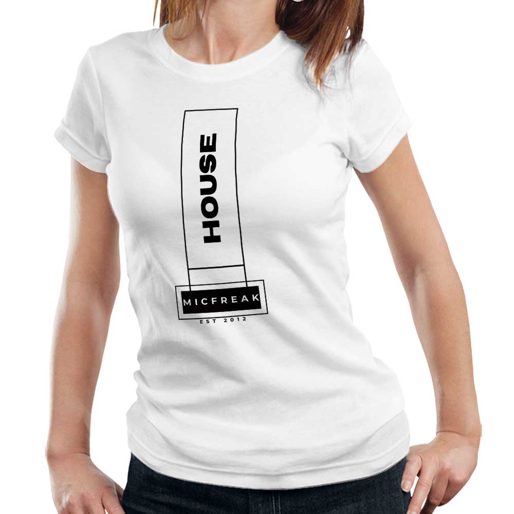 House Music Logo Ladies T Shirt