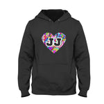 JJ Heart Unisex Hoodie