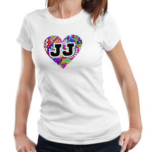 JJ Heart Ladies T Shirt