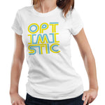 Optimistic Retro Ladies T Shirt