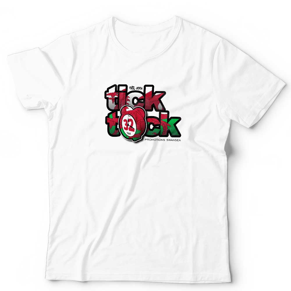 Tick Tock Welsh Logo 23 Unisex T Shirt