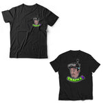 Cracka FPV Portrait Front & Back Print Unisex T Shirt