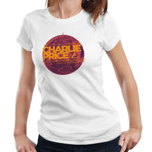 Charlie Price Disco Ball Logo Ladies T Shirt