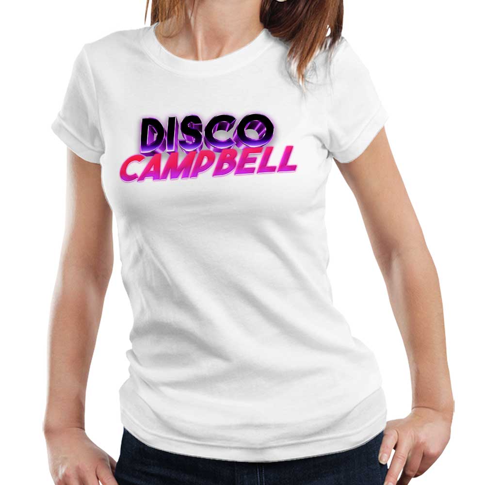 Disco Campbell Vivid Logo Ladies T Shirt