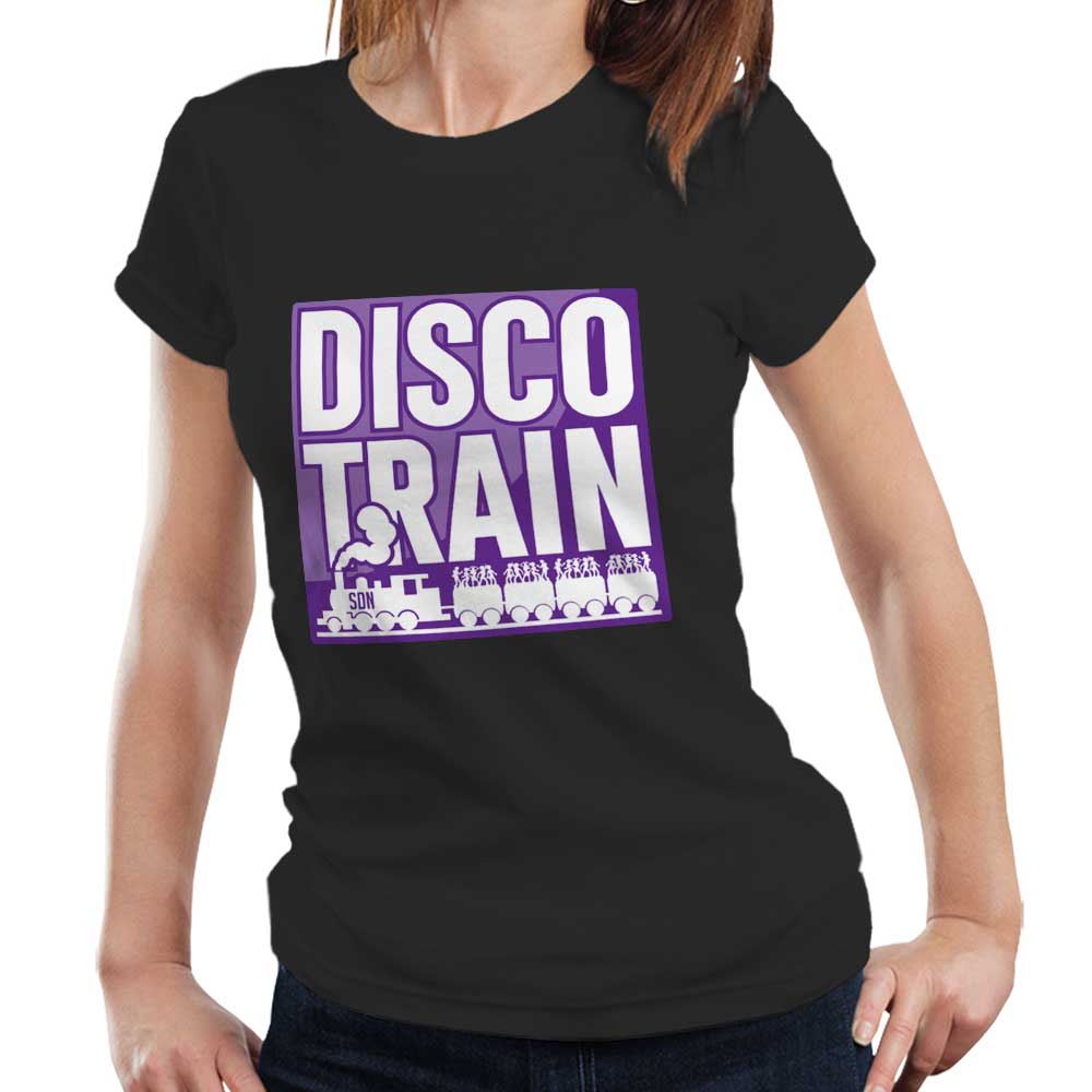 Disco Train Ladies T Shirt