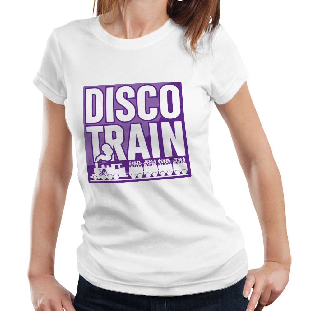 Disco Train Ladies T Shirt
