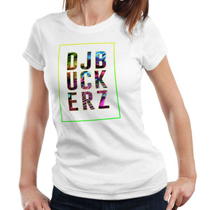 DJ Buckerz Tropical Ladies T Shirt