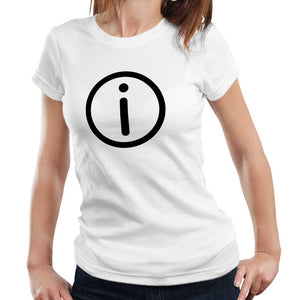 i Symbol Logo Ladies T Shirt